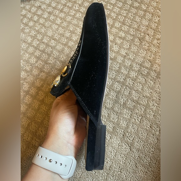 Authentic Gucci Velvet Crystals Loafer size 36 - Picture 4 of 8